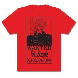 Trigun: Vash the Stampede Wanted Red T-shirt
