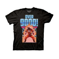 Dragon Ball Z: "Over 9000!!" Black T-Shirt