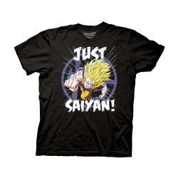 Dragon Ball Z: "Just Saiyan" Black T-Shirt