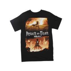 Attack on Titan: Key Art Black T-Shirt